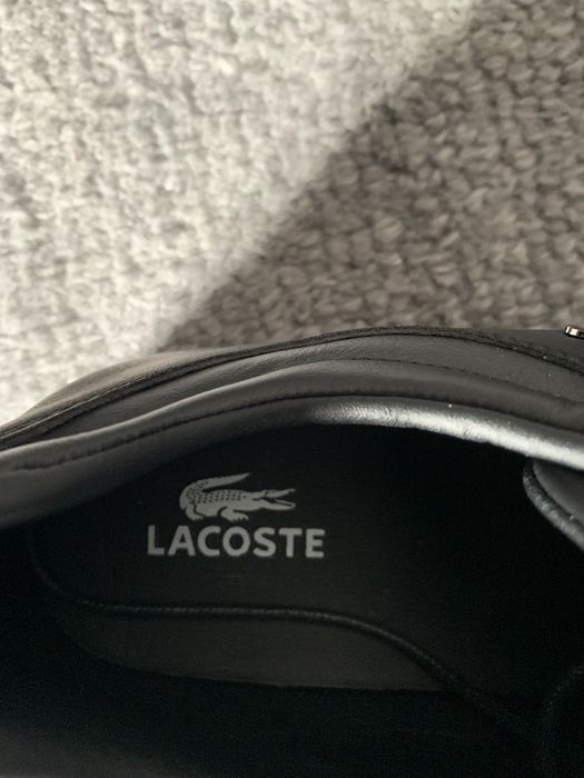 Sapatilhas Lacoste Preto- Tamanho:43- Novo nunca usado