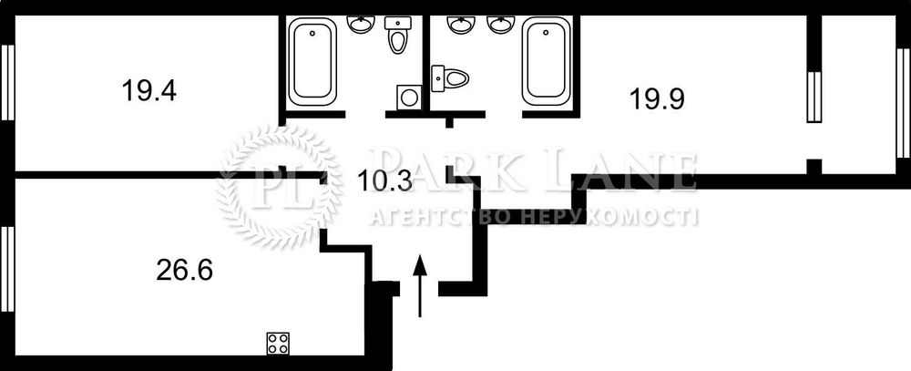 Краща Вартість! 2-к 92м2 Річкова Річна 4 Камертон Дмитрівська Центр