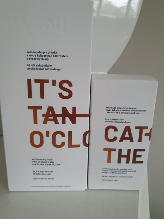 Veoli botanica kropelki brązujące i pianka