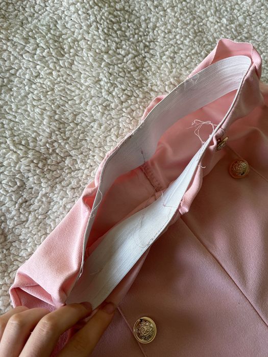 Eleganckie różowe legginsy S