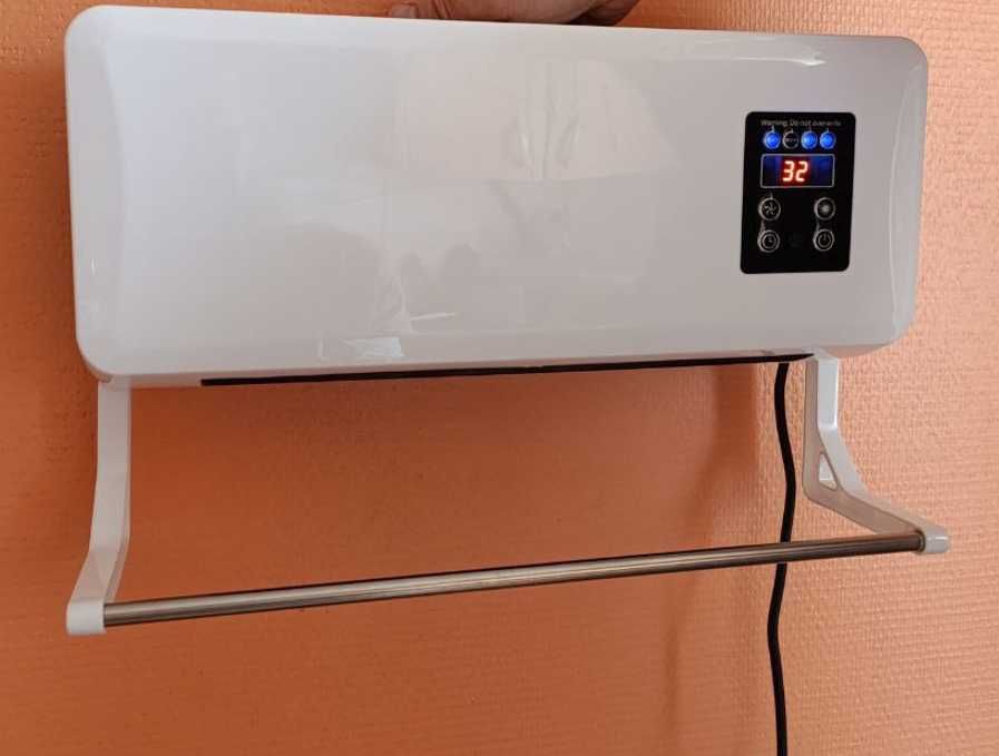 настінний тепловентилятор з сушкою пультом обігрівач дуйка LED дисплей