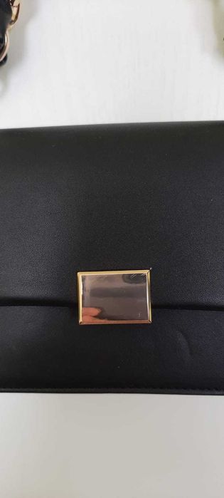 Elegancka koktajlowa czarna torebka na ramię do ręki Mohito