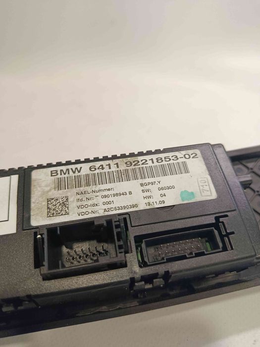 Comando chauffage / sofagem BMW 3 Touring (E91)