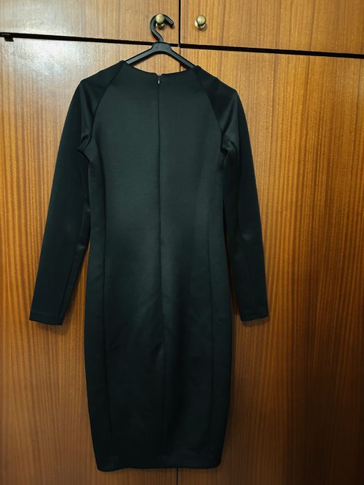 Vestido preto comprido,