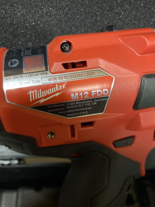 Wiertarko wkretarka milwaukee m12 FDD oryginalna
