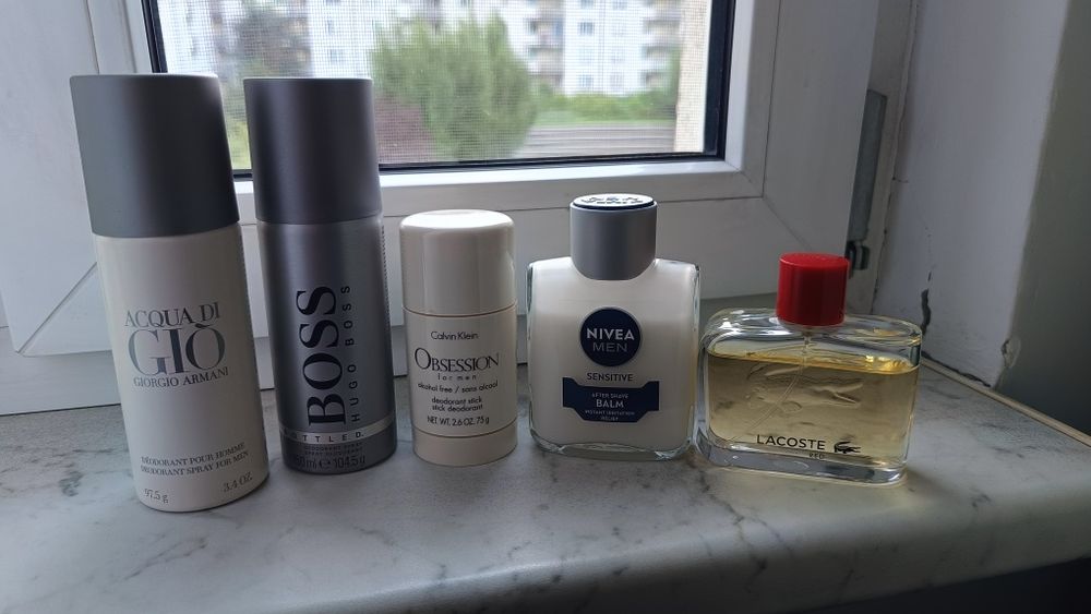 Zestaw męski Hugo Boss Armani Lacoste NIVEA Calvin Klein