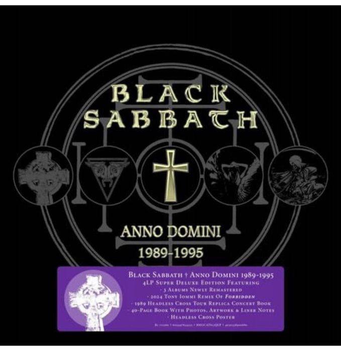 BLACK SABBATH - ANNO DOMINI: 1989 - 1995 (4xLP BOX), nowe, folia