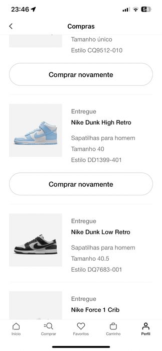 Nike Dunk High Retro ( Factura da Nike )