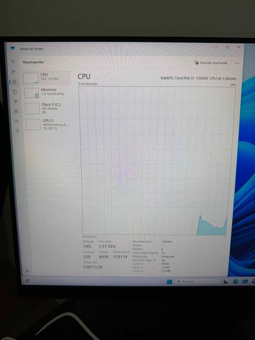 PC Gaming RTX 3050 8GB | Intel i5-10400F | 16GB RAM | SSD NVMe | Pronto a Jogar