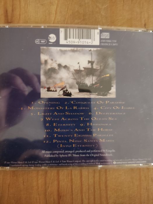Conquista do paraíso banda sonora