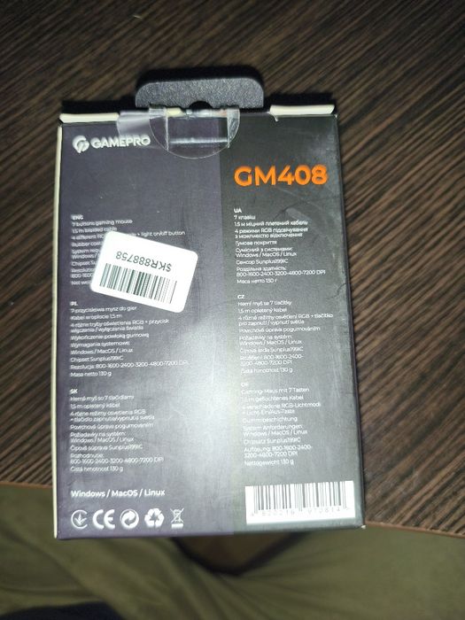 Мишка Gamepro gm 408