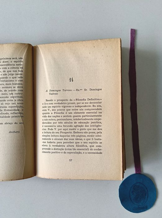 Cartas:  Primeira série (cartas cujo principal assunto é de natureza filosófica)