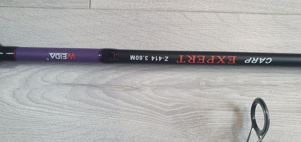 Карповое удилище WEIDA Carp Expert 3.6м и 3.9м 3.75 lbs 50мм кольцо  к