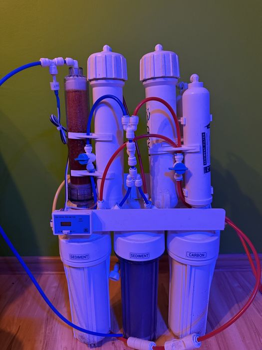 Akwarium morskie z calym sprzetem