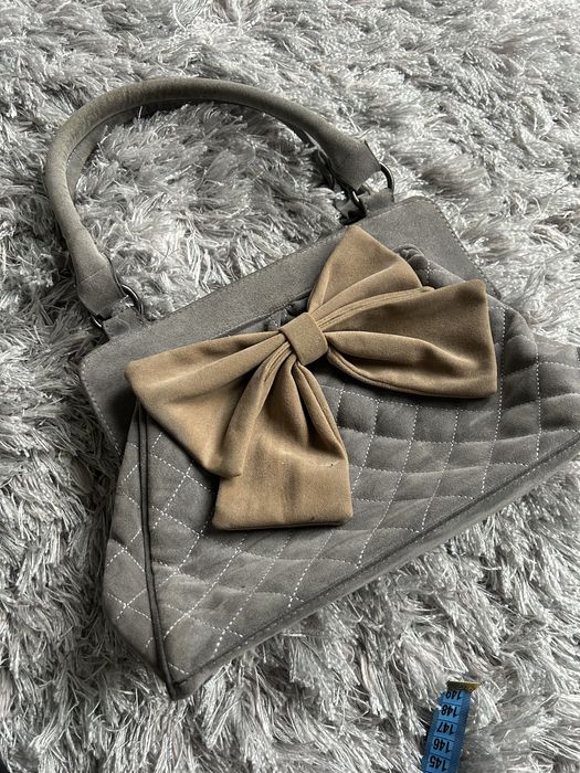 Torba elegancka z kokardą