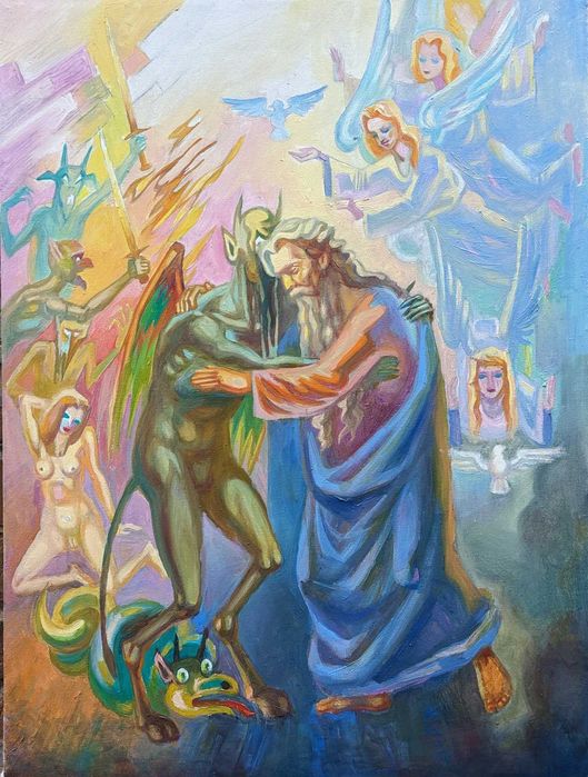 Продам картину живопис ,, Богоборець''