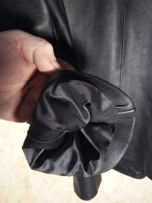 Шкіряний чоловічий піджак