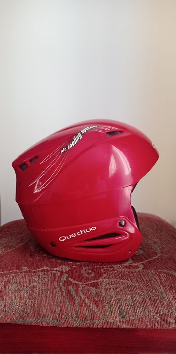 Kask narciarski czerwony rozm 57-60