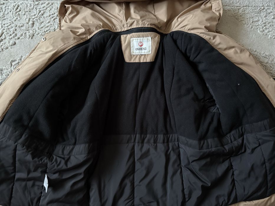 Зимова дитяча подовжена куртка оверсайз на/для дівчинки 140-164