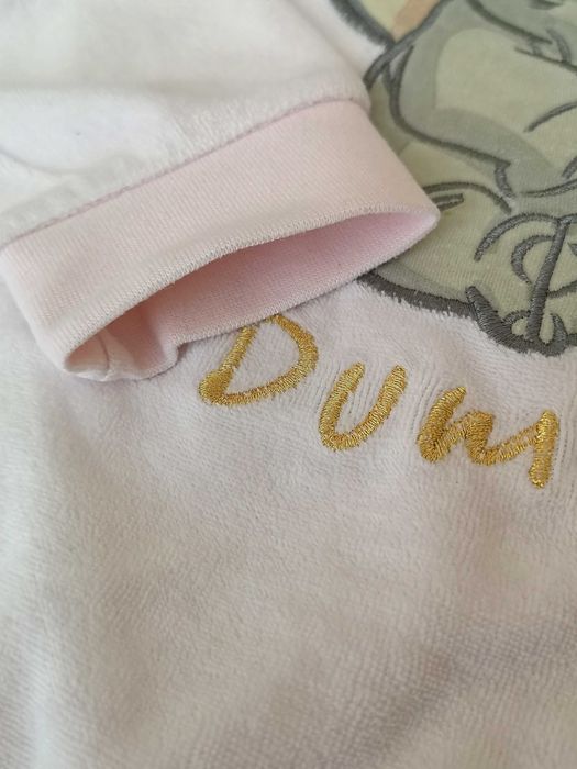 Piżama dziewczęca dwuczęściowa welurowa Dumbo r.122/128 Cool Club