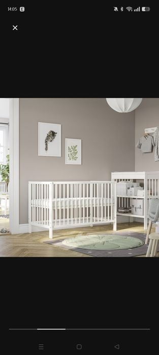 Berço branco GULLIVER IKEA