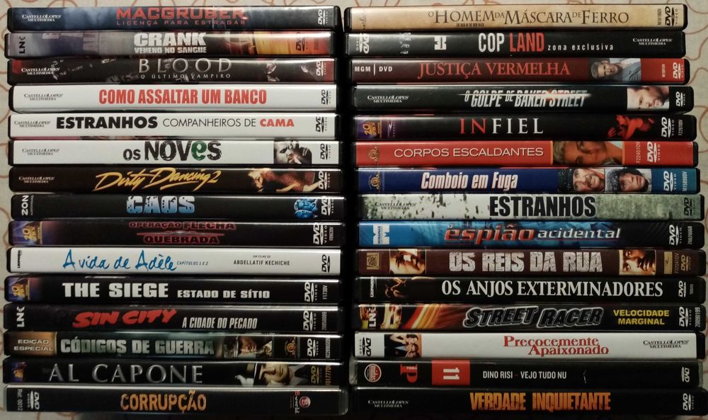 Lote de 120 Filmes DVD