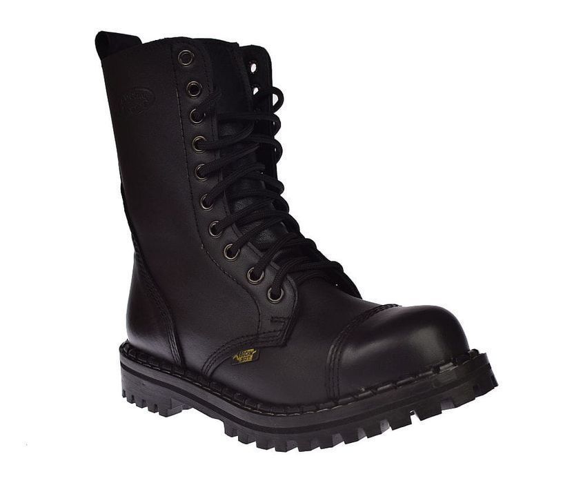 Glany wysokie skórzane oryginalne polskie workery 976 oc rozm. 36