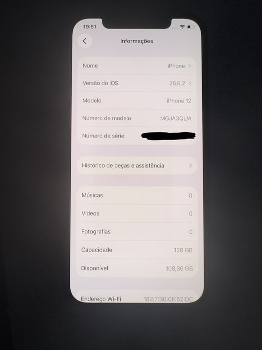 iPhone 12 - 128GB - Preto