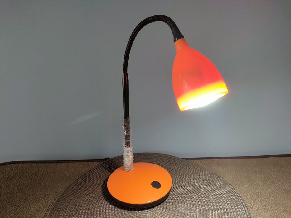 Lampka  Biurkowa LED 4W Pomarańczowa/Czerwona