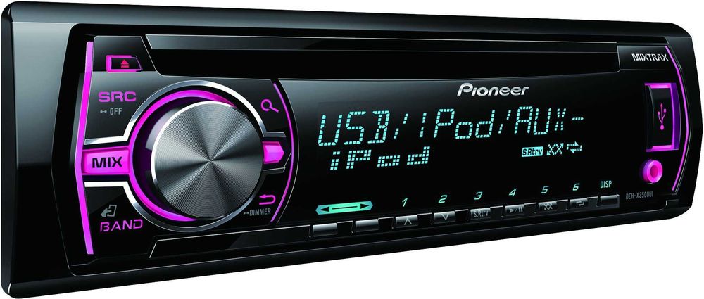 radio Pioneer DEH-X3600UI JVC KD-R551 multicolor USB adapter bluetooth