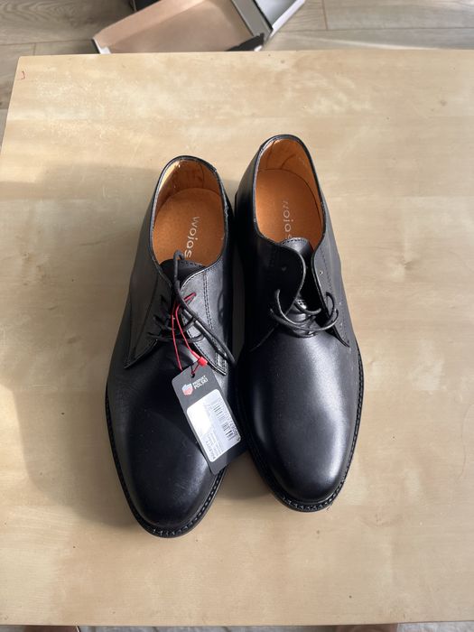 Skórzane buty eleganckie marki  Wojas