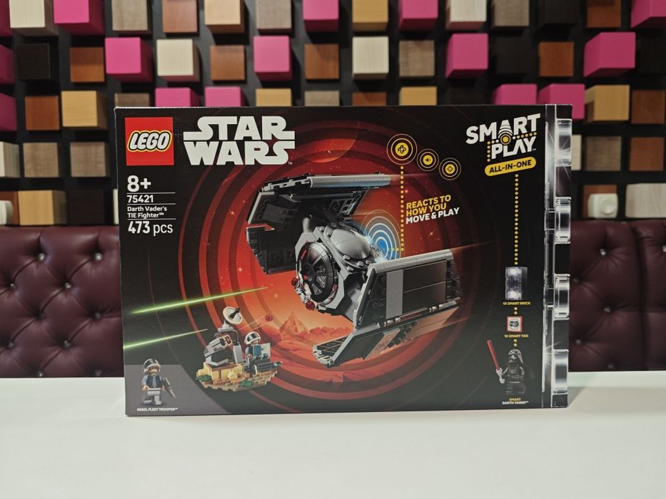 LEGO 75421 Star Wars SMART Play: Винищувач TIE Дарта Вейдера.