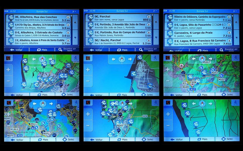 GPS 100% NOVOS Autocaravana / Caravana - Toda a Europa, c/ Garantia