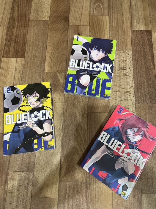 Манга Blue lock 1,2,3 том