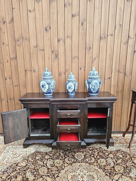 Komoda sosnowa ciemna 147 cm #1463 Stylowy Węgrów