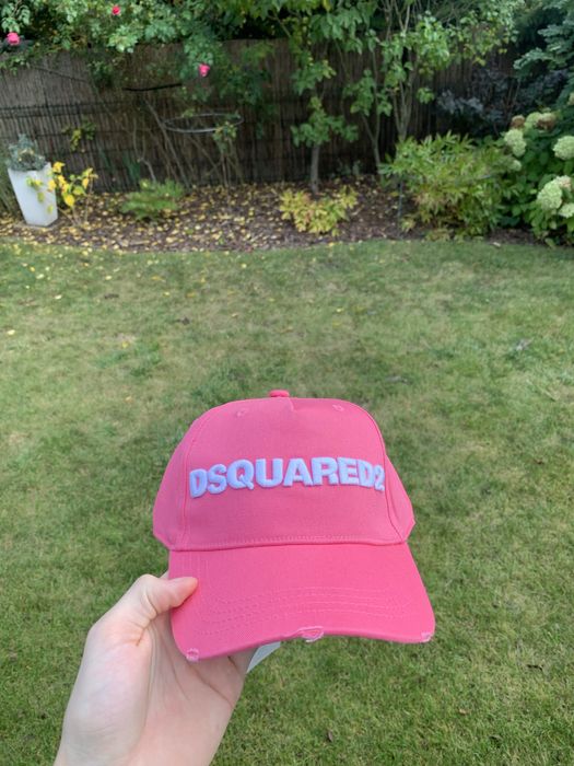 Dsquared2 czapka różowa