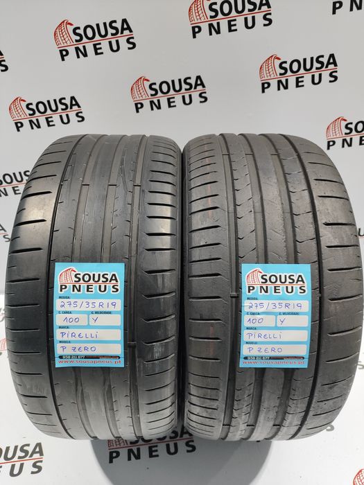 2 pneus semi novos 275-35R19 Pirelli PZero 100y - Oferta dos Portes