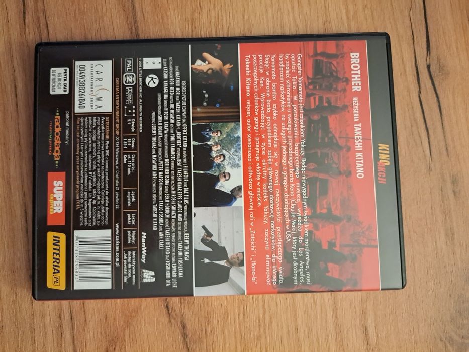 Brother- Takeshi Kitano- Film Dvd Polski Lektor Unikat