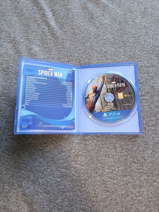 Диск ps 4 человек паук