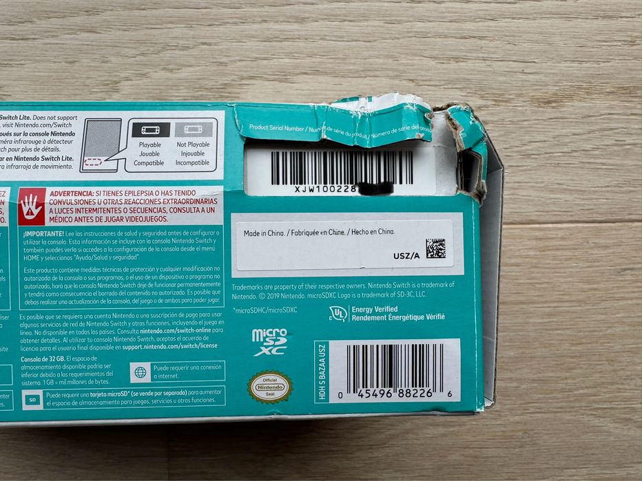 Nintendo Switch Lite 32Gb Turquoise