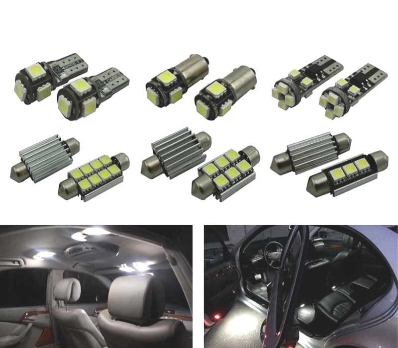 KIT COMPLETO DE 19 LÂMPADAS LED INTERIOR MERCEDES CLASE W176 A160 A180 A200 A220 A260 A250 A45AMG 13-