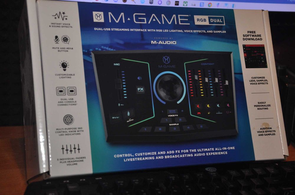 Interfejs audio  M-GAME RGB DUAL