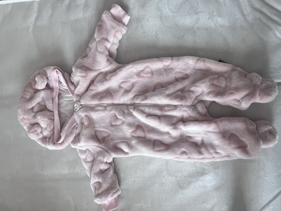 Теплий тедді комбінезон