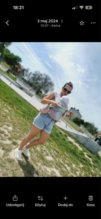 Nosidło hybrydowe wrap tai lennylamb