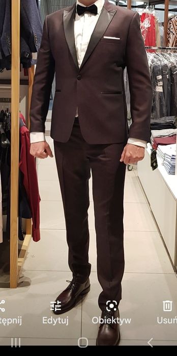 Garnitur ślubny LAVARD  pasek i mucha