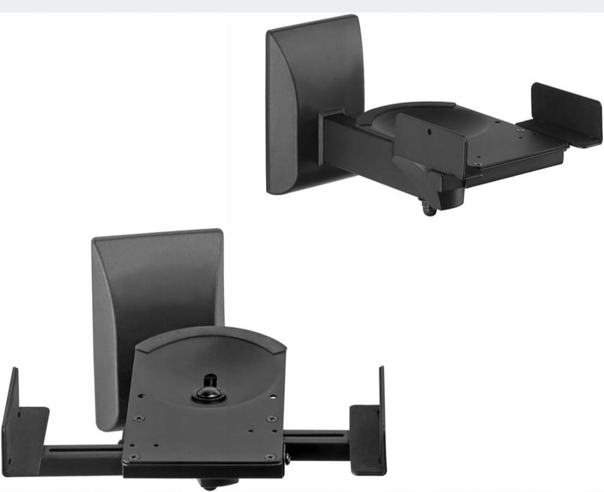 Uchwyt do głośnika SUPTEK SPM201 metalowy czarny regulowany 2 szt.