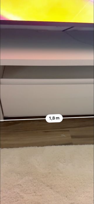Móvel de TV IKEA BESTÅ com Tampo em Vidro (180 cm) – Amadora