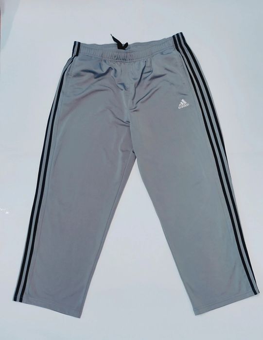 Szare męskie spodnie dresowe Adidas XL  dresy