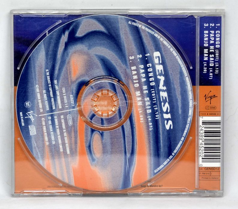 Genesis - Congo (CD, Singiel)
