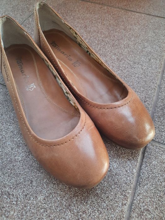 Skórzane półbuty Tamaris roz. 38